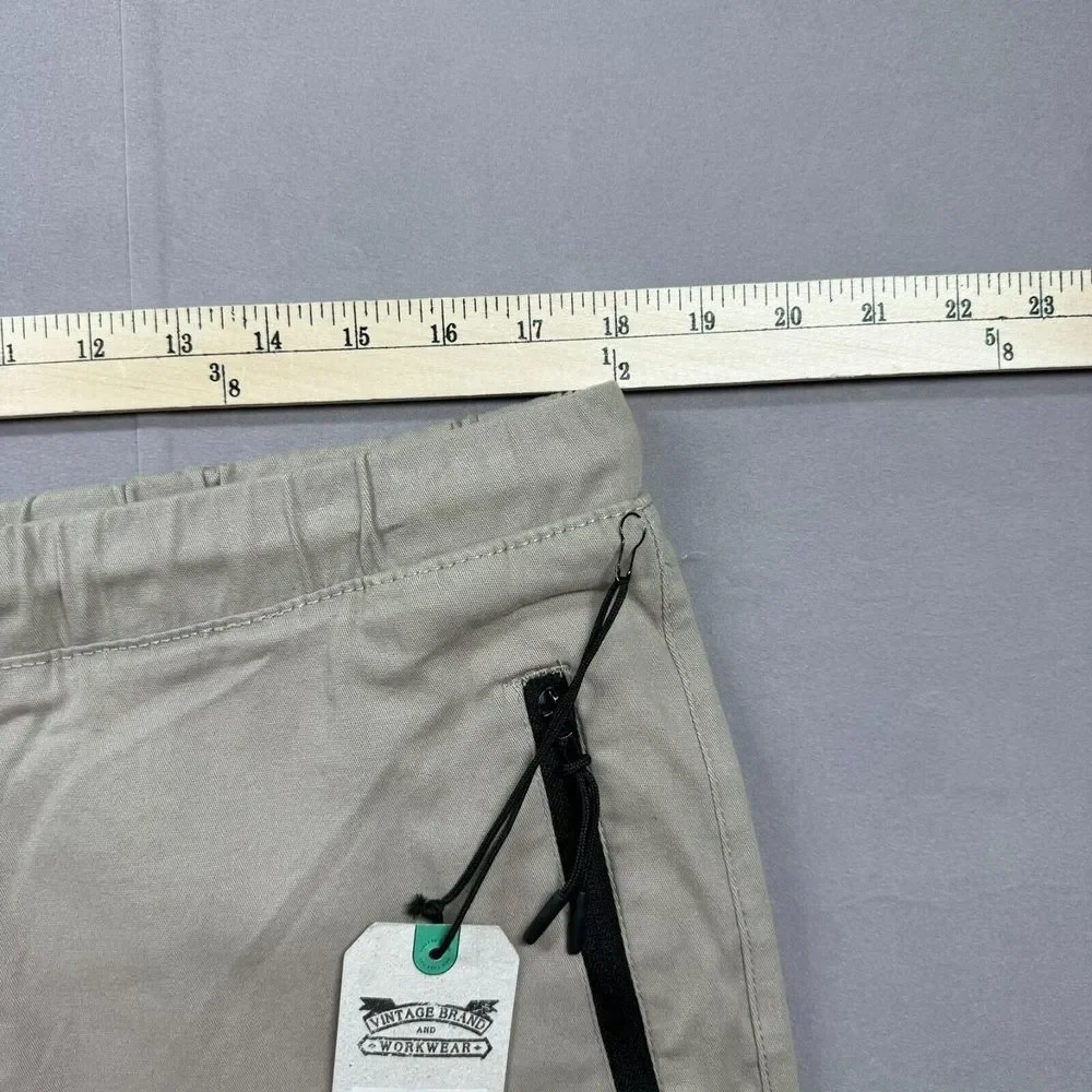 NEW Alexander Julian‎ Colours Stretch Pants Mens XL Khaki Golf Sail Drawstring